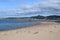 Hondarribia Beatiful beach view Basque Country Spain