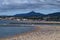 Hondarribia Beatiful beach view Basque Country Spain