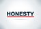 Honesty Abstract Flat Background Design Illustration