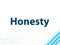 Honesty Modern Flat Design Blue Abstract Background