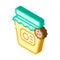 honey allergy isometric icon vector illustration color