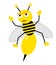 Honey bee angry
