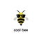 Honey bee bug wear sunglasses