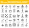 Honey beekeeping apiculture icons