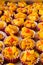 Honey cornflake cookies in the baking tray