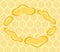 Honey drops. Background for wrap