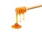 Honey and honey comb with wooden stick