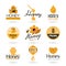 Honey icon set