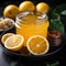 Honey and lemons displayed in a bowl with youthful energy