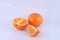 Honey murcott mandarin fruits object