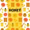 Honey natural product concept