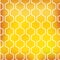 Honey pattern on yellow background