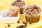 Honey raisin bran muffins