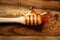 Honey spoon, special wooden dipper