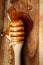 Honey spoon, special wooden dipper