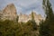 Honey Valley in Cappadocia, gorge Baydere. Amazing mountain landscape in central Turkey