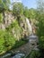 Honey waterfalls in Karachay-Cherkessia Russia.