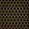 Honeycomb background texture from a bee hive. Vector hexagon pattern