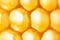 Honeycomb bright sunny yellow abstract background