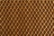 Honeycomb cells of cardboard stiffening rib background