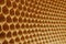 Honeycomb cells of cardboard stiffening rib background