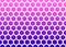 Honeycomb colorful pink and blue background. Vector illustration