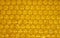 Honeycomb. Geometric, closeup. Yellow Honey cells texture background. Concept of beekeeping