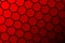 Honeycomb Grid tile rotate background or Hexagonal cell texture. in color red and black border style with gradient.