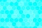 Honeycomb or Honey Grid tiled background of bright blue azure color. or cell texture. for use as background.