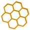 Honeycomb icon 3d