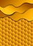 Honeycomb shiny  background. Vector illustration