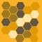 honeycomb theme wallpaper, yellow gradation