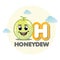 Honeydew mascot with letter H