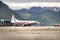 A Honeywell Flight Test Convair 580 Aircraft in Unalaska.