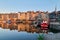 Honfleur Normandy France. The harbour at sunrise