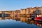 Honfleur Normandy France. The harbour at sunrise