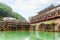 The Hong Bridge (Rainbow Bridge) over the Tuojiang River. China