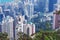 Hong Kong aerial view panorama