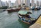 Hong Kong Ap Lei Chau Aberdeen Coastline Harbor City Ships Parking Space Cityscape Fishing Boats Village Floating Dock Terminal