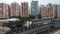 Hong Kong / China Apr 19 2020: Kwun Tong MTR trains in operations, Kowloon