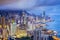 Hong Kong China City Skyline