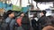 Hong Kong, China, November 20 2016: A group of people around each other
