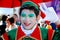 Hong Kong: Christmas Elf at Ocean Park