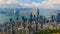 Hong Kong Cityscape High Viewpoint Of The Peak Time Lapse