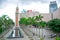 Hong Kong Clock Tower and its surrounding area, the famous landmark in Hong Kong located on the southern sh