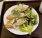 Hong Kong Delifrance DÃ©lifrance Cafe Afternoon Tea Set Sandwich Egg Salad Salmon Tuna Combo Veggies Cabbage Baguette Toast
