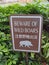 Hong Kong Fullerton Hotel Aberdeen Outdoor Hiking Trail Wild Boars Notice Signage