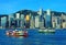 Hong Kong harbor view