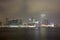 Hong kong harbour night view