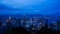 Hong Kong iconic night view from Victoria peak, Beautiful light